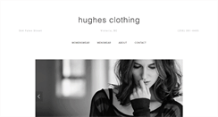 Desktop Screenshot of hughesclothing.com