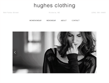 Tablet Screenshot of hughesclothing.com